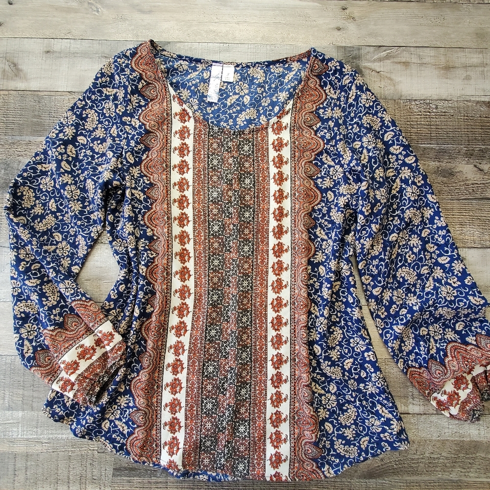 Boho tunic top S Alya Francescas